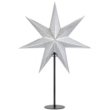 Markslöjd 705794 - Joulukoriste GLITTER 1xE14/25W/230V 65 cm musta/hopea