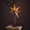Markslöjd 705796 - Joulukoriste GLITTER 1xE14/25W/230V 65 cm pronssi/musta