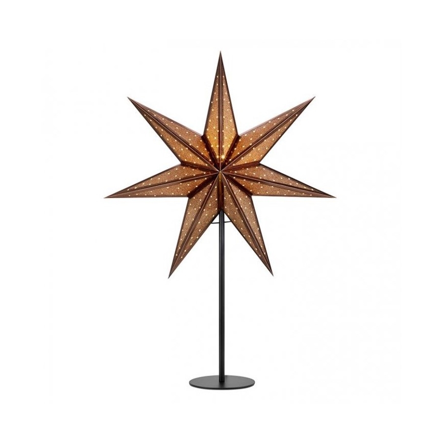 Markslöjd 705796 - Joulukoriste GLITTER 1xE14/25W/230V 65 cm pronssi/musta