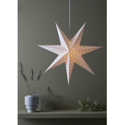 Markslöjd 705804 - joulukoristeet ADMIRA 1xE14/25W/230V halkaisija 60 cm valkoinen