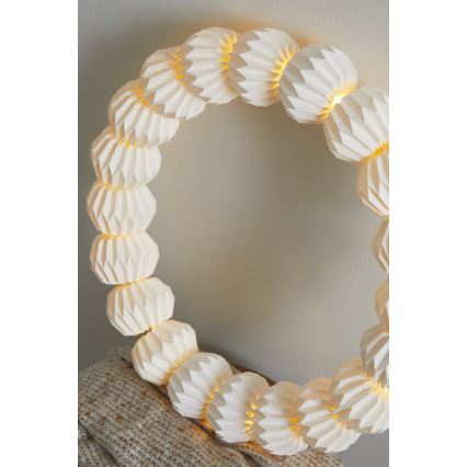 Markslöjd 705814 - LED-joulukoriste TUBBY LED/0,6W/3xAA valkoinen