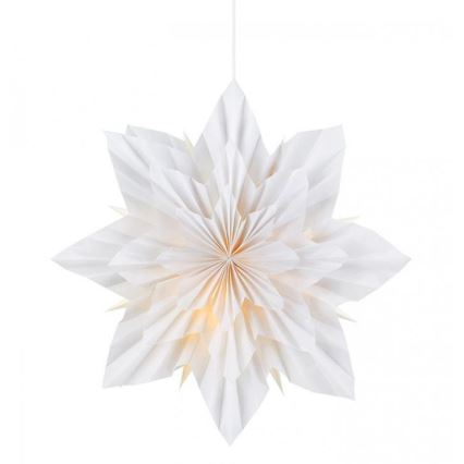 Markslöjd 705834 - Joulukoriste NEELA 1xE14/25W/230V d. 56 cm valkoinen
