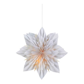 Markslöjd 705835 - joulukoristeet NEELA 1xE14/25W/230V halkaisija 60 cm harmaa