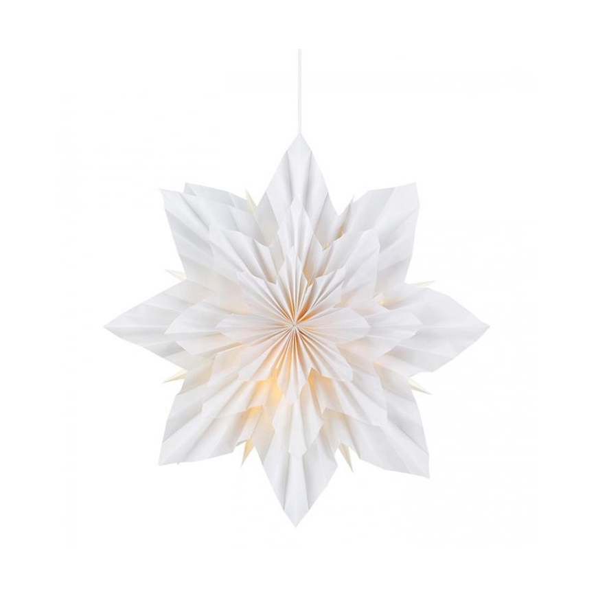 Markslöjd 705836 - Ulkokoriste NEELA 1xE14/25W/230V d. 48 cm valkoinen