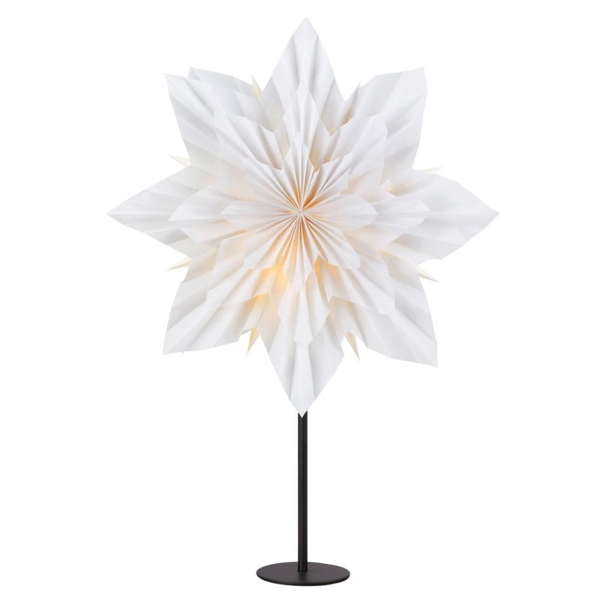 Markslöjd 705838 - joulukoristeet NEELA 1xE14/25W/230V 43 cm valkoinen/musta