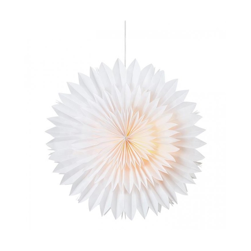 Markslöjd 705840 - Joulukoriste SOLINA 1xE14/25W/230V d. 58 cm valkoinen