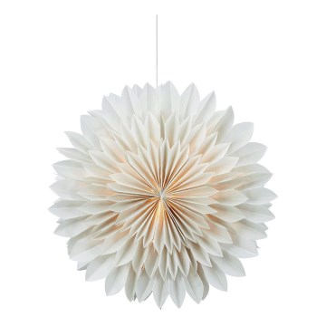 Markslöjd 705841 - joulukoristeet SOLINA 1xE14/25W/230V halkaisija 60 cm valkoinen