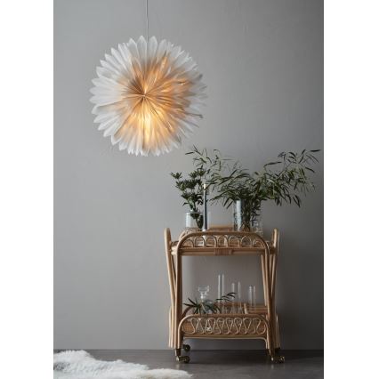 Markslöjd 705841 - joulukoristeet SOLINA 1xE14/25W/230V halkaisija 60 cm valkoinen