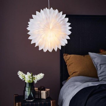 Markslöjd 705842 - Joulukoriste SOLINA 1xE14/25W/230V d. 48 cm valkoinen
