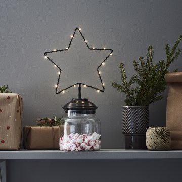 Markslöjd 705854 - LED-joulukoriste SWEETIE LED/0,45W/3xAA tähti