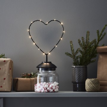 Markslöjd 705855 - LED-joulukoriste SWEETIE LED/0,45W/3xAA sydän