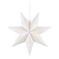 Markslöjd 705897 - LED-joulukoriste BLANK LED/0,2W/3xAA halkaisija 45 cm valkoinen