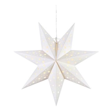 Markslöjd 705897 - LED-joulukoriste BLANK LED/0,4W/3xAA halkaisija 45 cm valkoinen