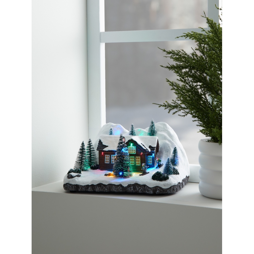 Markslöjd 705899 - LED-joulukoriste VEMDALEN LED/0,69W/3xAA monivärinen
