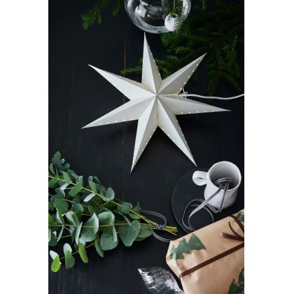 Markslöjd 705929 - Joulukoriste LIVELY 1xE14/6W/230V Ø 45 cm, harmaa