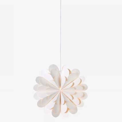Markslöjd 705944 - Joulukoriste MARAVILLA 1xE14/25W/230V d. 45 cm valkoinen