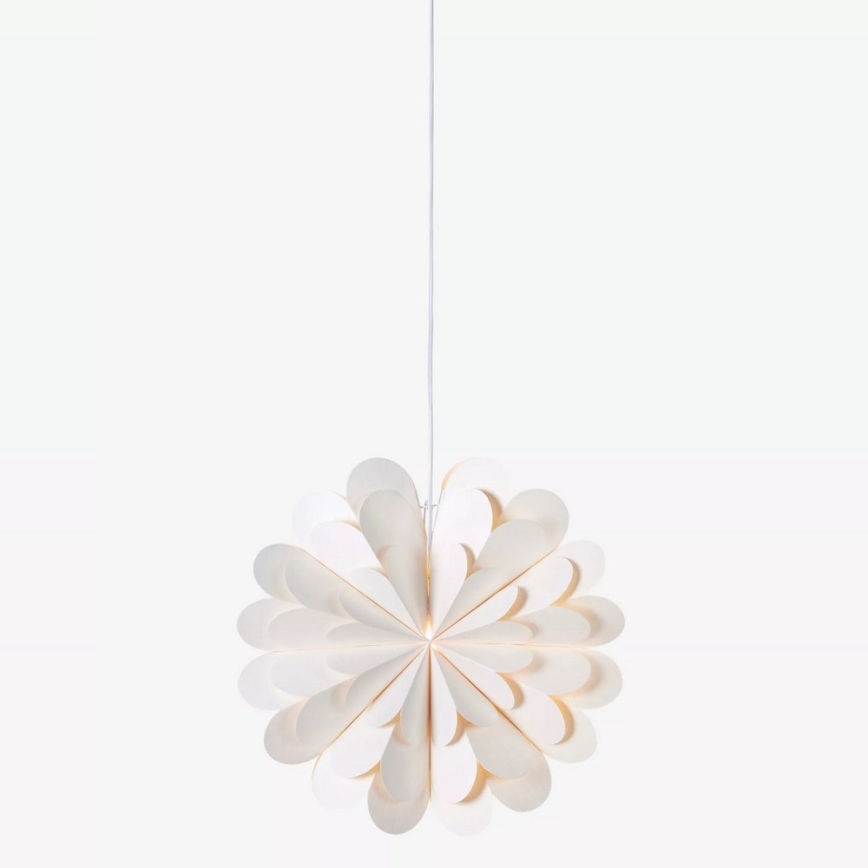 Markslöjd 705944 - Joulukoriste MARAVILLA 1xE14/25W/230V d. 45 cm valkoinen