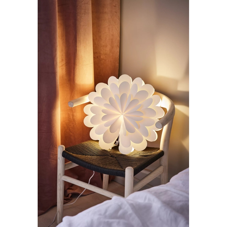 Markslöjd 705944 - Joulukoriste MARAVILLA 1xE14/25W/230V d. 45 cm valkoinen