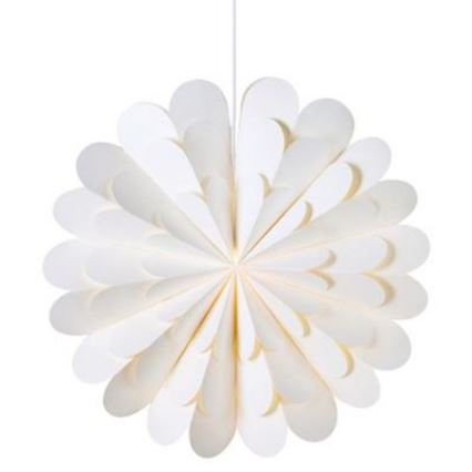 Markslöjd 705945 - Joulukoriste MARAVILLA 1xE14/25W/230V d. 60 cm valkoinen