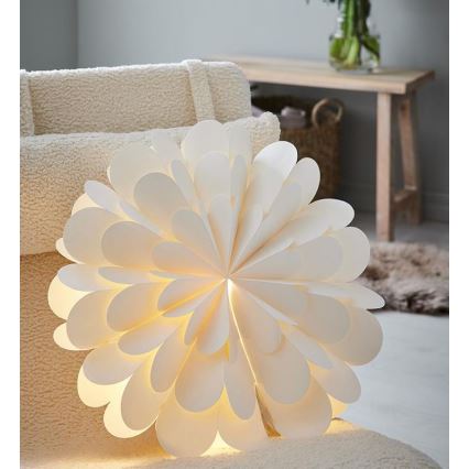 Markslöjd 705945 - Joulukoriste MARAVILLA 1xE14/25W/230V d. 60 cm valkoinen