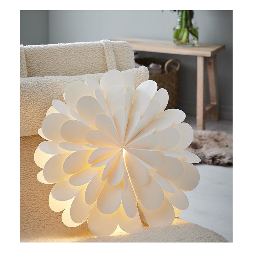 Markslöjd 705945 - Joulukoriste MARAVILLA 1xE14/25W/230V d. 60 cm valkoinen