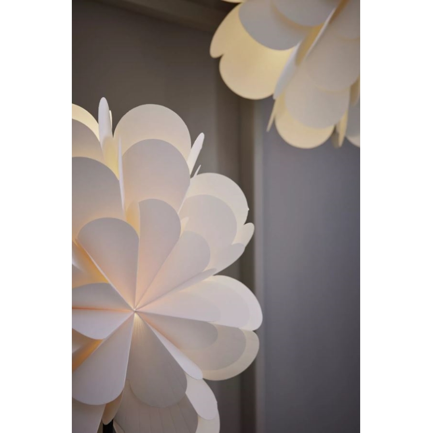 Markslöjd 705946 - Joulukoriste MARAVILLA 1xE14/25W/230V 68 cm valkoinen/musta