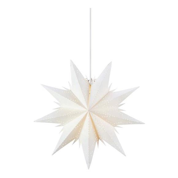 Markslöjd 706047 - joulukoristeet DORA 1xE14/25W/230V halkaisija 45 cm valkoinen