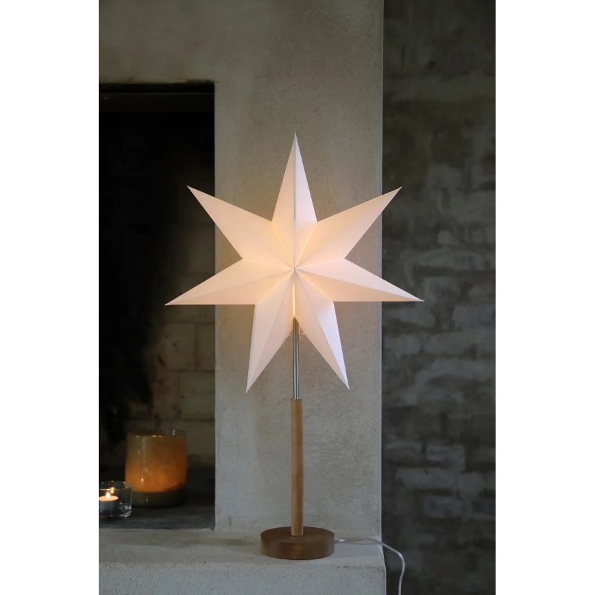 Markslöjd 706213 - Joulukoriste SPERANZA 1xE14/6W/230V halkaisija 45 cm mänty/kerma
