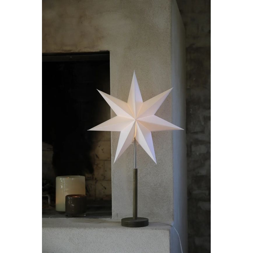 Markslöjd 706214 - Joulukoriste SPERANZA 1xE14/6W/230V Ø 45 cm mänty/kerma