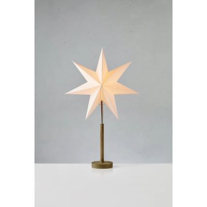 Markslöjd 706214 - Joulukoriste SPERANZA 1xE14/6W/230V Ø 45 cm mänty/kerma