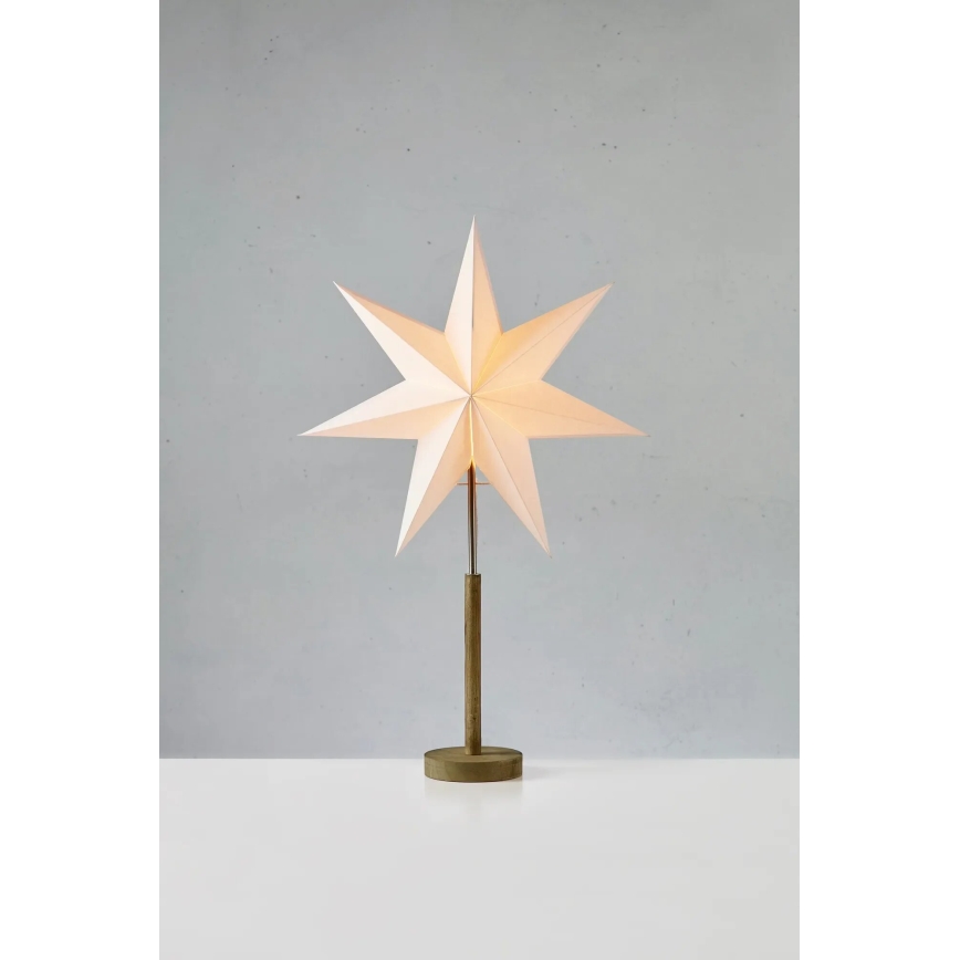 Markslöjd 706214 - Joulukoriste SPERANZA 1xE14/6W/230V Ø 45 cm mänty/kerma