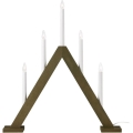 Markslöjd 706224 - Joulukynttelikkö ARIELE 5xE10/3W/230V mänty/ruskea