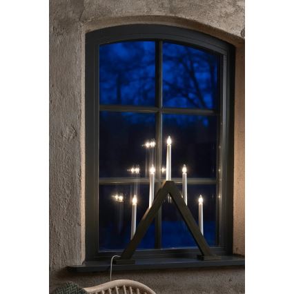 Markslöjd 706224 - Joulukynttelikkö ARIELE 5xE10/3W/230V mänty/ruskea