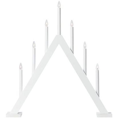 Markslöjd 706225 - Joulukynttilänjalka ARIELE 7xE10/3W/230V valkoinen