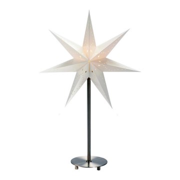 Markslöjd 8520 - joulukoristeet SATURNUS 1xE14/25W/230V valkoinen 50 cm