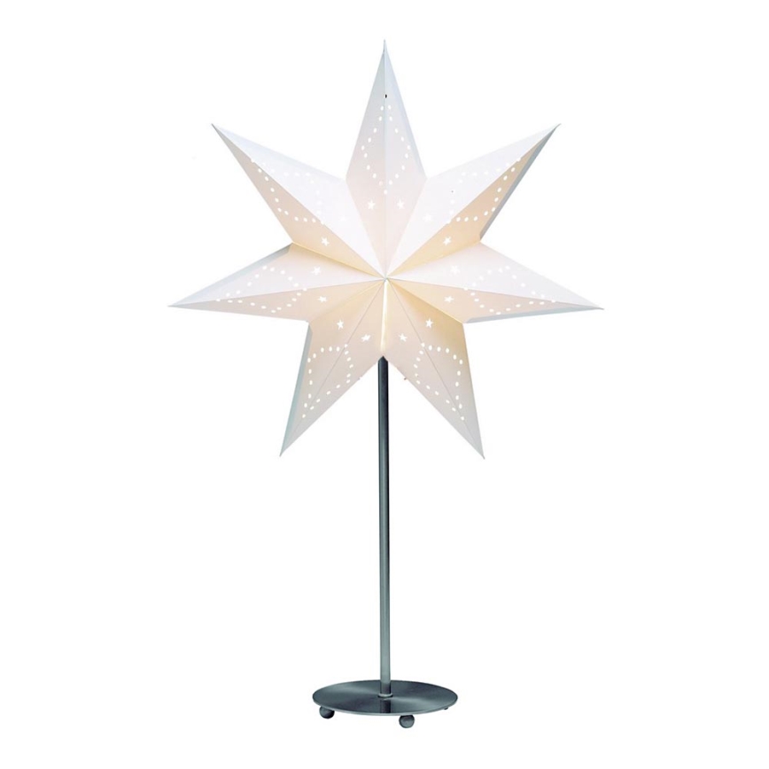 Markslöjd 8813 - joulukoristeet SATURNUS 1xE14/25W/230V valkoinen 67 cm