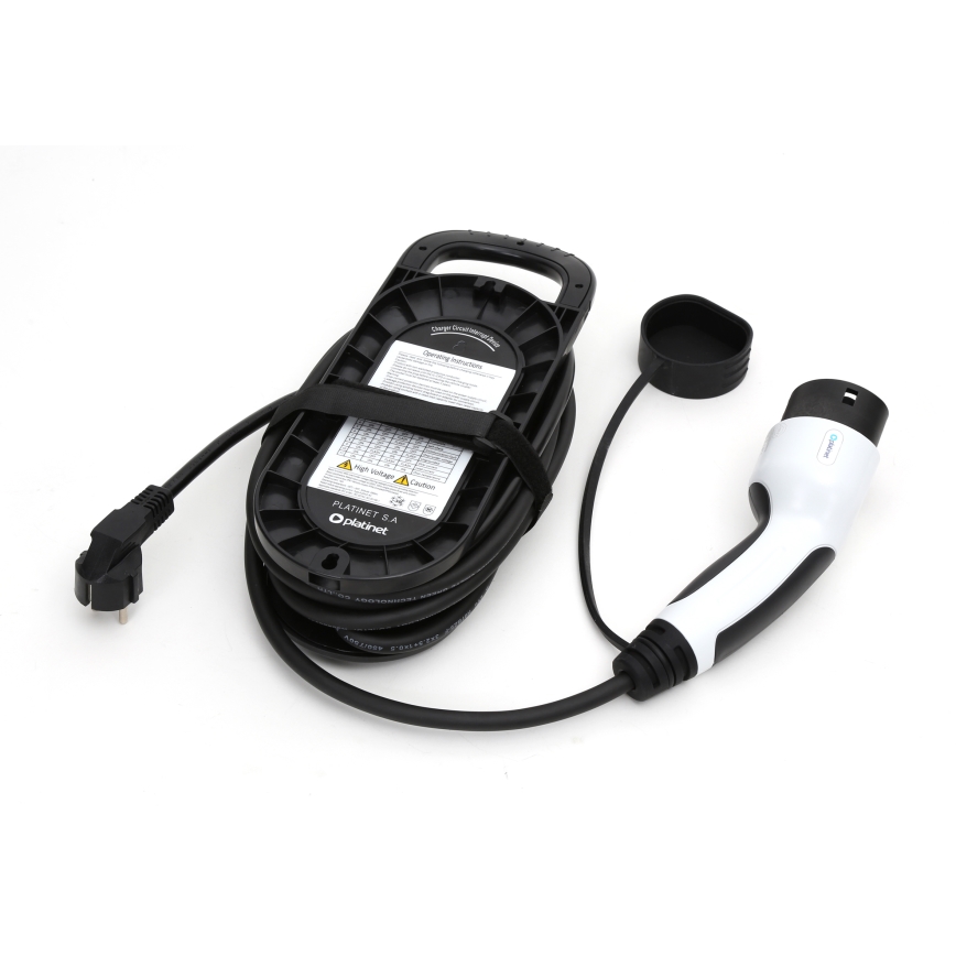 Matkalatauspiste sähköautoille tyyppi 2 EV/PHEV SCHUKO 16A 3,7kW 5m