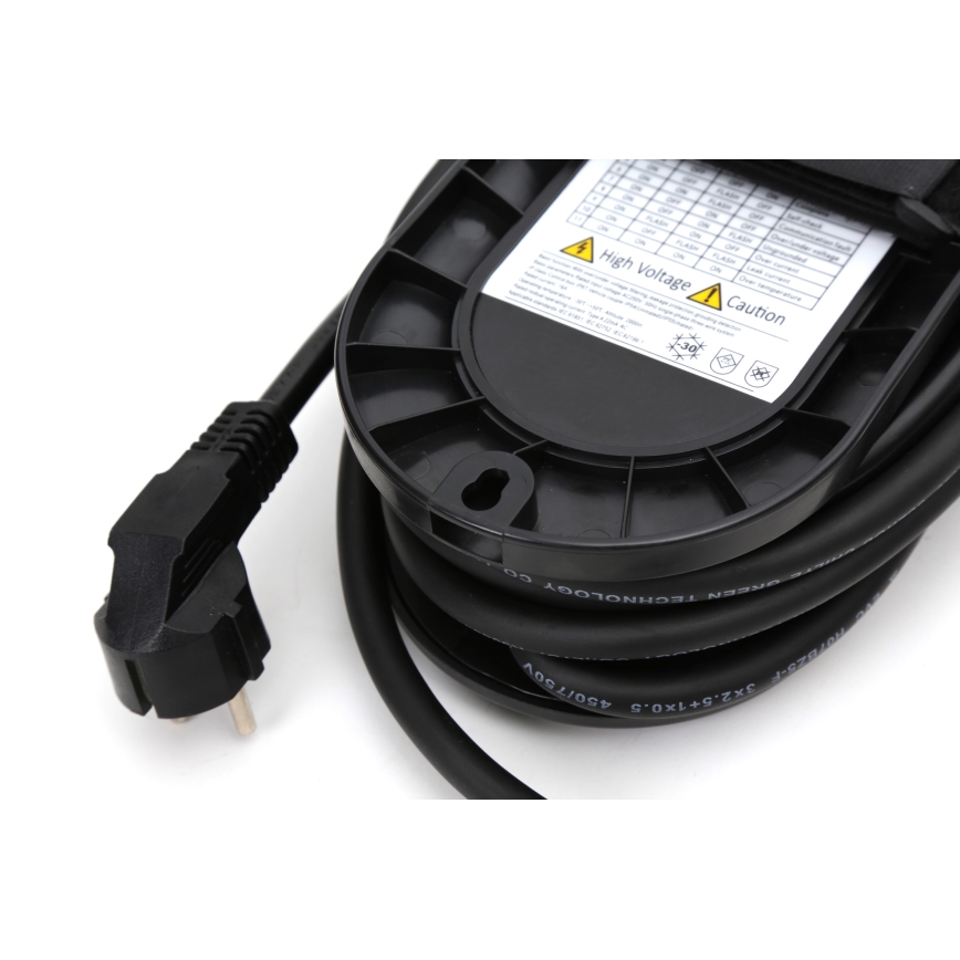 Matkalatauspiste sähköautoille tyyppi 2 EV/PHEV SCHUKO 16A 3,7kW 5m