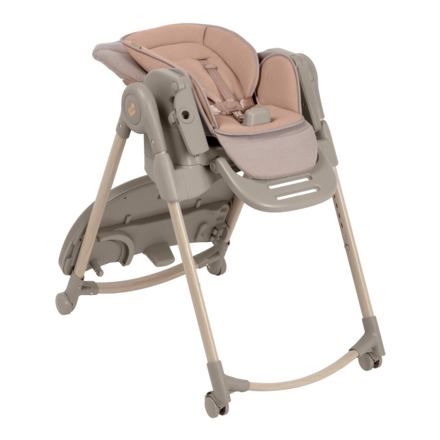 Maxi-Cosi - Lasten ruokapöydän tuoli MINLA PLUS beige/vaaleanpunainen