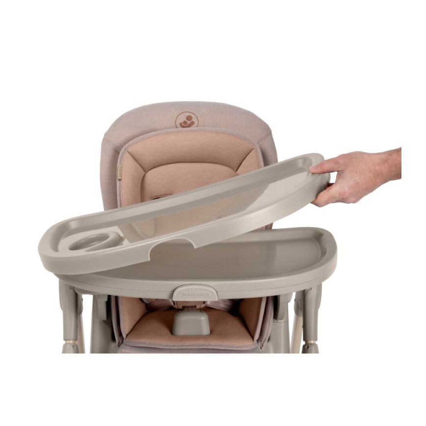 Maxi-Cosi - Lasten ruokapöydän tuoli MINLA PLUS beige/vaaleanpunainen