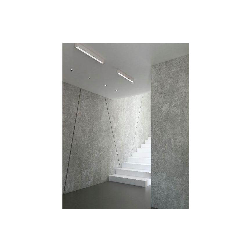 MAXLIGHT C0124D - Himmennettävä LED-kattovalaisin LINEAR LED/18W/230V 57 cm valkoinen