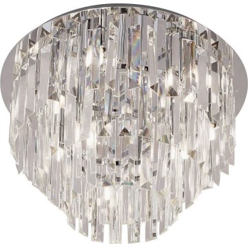 MAXLIGHT C0136 - Kattovalo MONACO 9xG9/40W/230V halkaisija 42 cm kiiltävä kromi