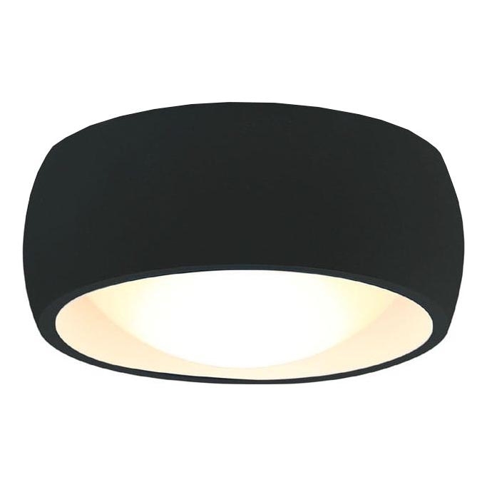 MAXLIGHT C0204 - LED-kattovalaisin kylpyhuoneeseen KODAK LED/8W/230V halkaisija 10,8 cm IP44 musta