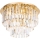 MAXLIGHT C0205 - Kattovalo MONACO 9xG9/40W/230V halkaisija 42 cm kulta