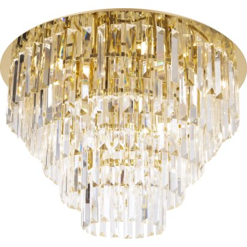 MAXLIGHT C0224 - Kattovalo MONACO 16xG9/40W/230V halkaisija 80 cm kulta