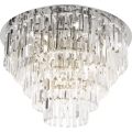 MAXLIGHT C0225 - Kattovalo MONACO 16xG9/40W/230V halkaisija 80 cm kiiltävä kromi