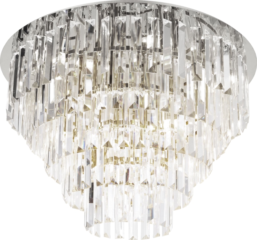MAXLIGHT C0225 - Kattovalo MONACO 16xG9/40W/230V halkaisija 80 cm kiiltävä kromi