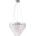 MAXLIGHT P0260 - Kattokruunu johdossa MONACO 15xG9/40W/230V halkaisija 60 cm kiiltävä kromi