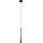 MAXLIGHT P0372 - LED-kattokruunu johdossa KAHVI LED/7W/230V halkaisija 3 cm musta
