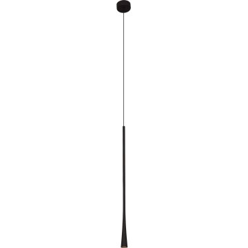 MAXLIGHT P0373 - LED-kattokruunu johdossa KAHVI LED/7W/230V halkaisija 3 cm musta